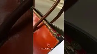 Italian Handmade Leather Tote Bag: Elegance and Craftsmanship from Florence #leatherpurse