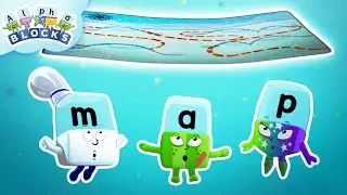Your First Time Learning CVC Words 📚 | Learn to Read and Spell for Kids| Alphablocks