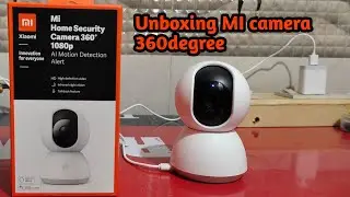 unboxing a brand new CCTV MI camera wifi camera......