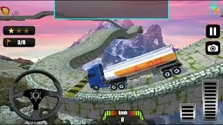 impossible truck driving mega ramp n