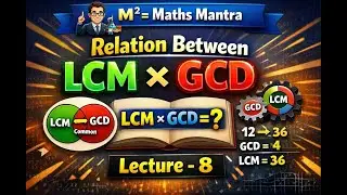 LCM and GCD || Lec-8 || #NumberTheory #CSIRNETMaths  #MathsConcepts  #MathsLecture  #LearnMaths