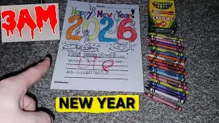 DO NOT WRITE A HAPPY NEW YEAR RESOLUTION AT 3AM CHALLENGE!! *SCARY*