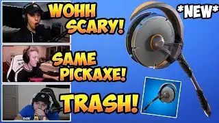 STREAMERS REACT TO NEW NIGHT SLICER PICKAXE! FORTNITE BEST MOMENTS