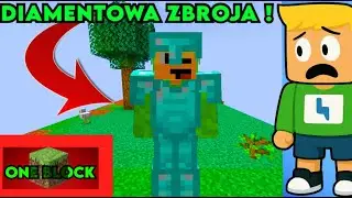 ZROBIŁEM🚨 { DIAMENTOWĄ } 🟦 ZBROJE 😱 NA ONE BLOCK 😍 * WOW *