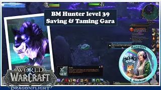 BM Hunter Saving & Taming Gara Rare Hunter Pet in WOD Dragonflight World of Warcraft Game