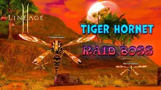 Lineage 2 Raid Boss Level 26 Tiger Hornet (Тигровый Шершень) на карте #lineage2