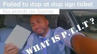 My stop sign ticket!