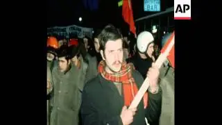 SYND 6 2 71 LEFT-WING DEMONSTRATION AGAINST FASCIST INFLUENCE IN SOUTH OF ITALY