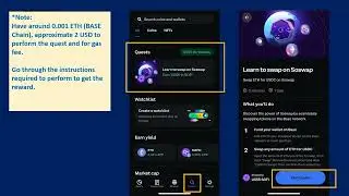 FREE US$5 SOSWAP $SOFI Airdrop Coinbase Mobile Wallet Quest