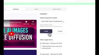 Instruction to install component to Adalo from cosmith.io