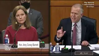 WATCH: Senator Thom Tillis questions Supreme Court nominee Amy Coney Barrett