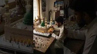 A Peaceful Madinah-Inspired Art Moment #allah #viral #madina