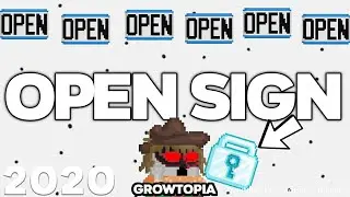 Mass Open Sign Profit x2 - Growtopia Galastiz