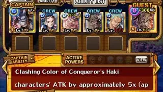 Garp Challenge Worst Generation vs QCK Team | One Piece Treasure Cruise ||