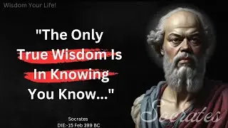 Phrases that make you think. Quotes, aphorisms and wise thoughts of Socrates