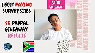 Legit Paying survey sites | $5 Paypal giveaway results | Make money online