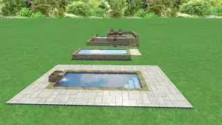 8x16 cocktail pool