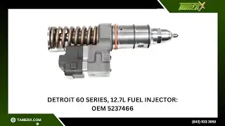 Detroit 60 Series, 12.7L Fuel Injector : OEM 5237466