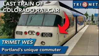 Обзор уникального пригородного поезда Портленда - TriMet WES