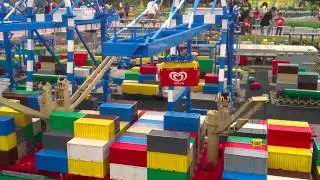 sea port make by lego