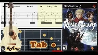Guitar Tab - The Church (Rogue Galaxy) OST Fingerstyle Tutorial Sheet Lesson #Anp