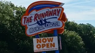 The Runaway - Mountain Coaster at Branson Mountain Adventure Park, Full RIde POV Go Pro HD