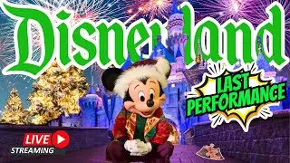 🔴LIVE Wednesday at Disneyland! Last Tree Lighting and Christmas Parade!