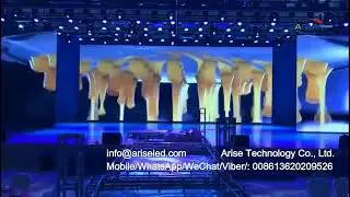 Fast Response Stage Rental Hanging Curved Flexible Video LED Wall Display Screen Advertising Flexibl