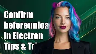 Confirm beforeunload in Electron