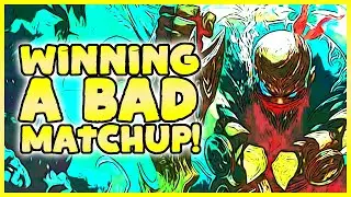 LoL Pyke Support Winning A Bad Matchup! - Season 11 Gameplay