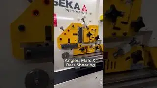 #Showroom #Ironworker #Hydracrop #Punching #Shearing #Notching #Angle #flats #cchannel #GEKA #Demo