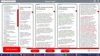 Auto-scroll (Table of Contents and Contract Sections)