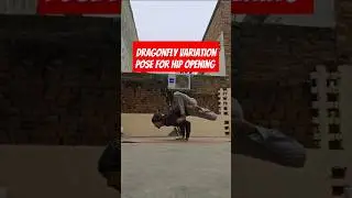 Dragonfly pose for Hip Opening #yoga #yogavideos