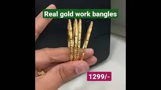 Daily wear Bangles sale Real gold work Bangles 😱🥰🥰🥰🥰 #ytshorts #banglescollections #viralshorts