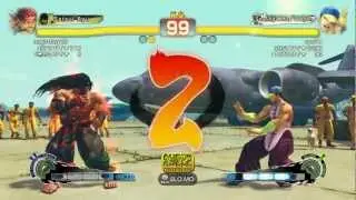 majorboy19 (Evil Ryu) VS ryo74 (Yun) Super Street Fighter IV Arcade Edition 2012 720p HD
