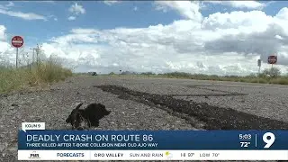 Three dead, three injured in overnight crash on Route 86 and Ajo Way