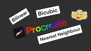 Procreate Bilinear Bicubic Nearest Neighbour #procreate #tutorial #difference