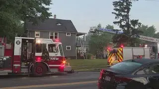 Homes damaged in overnight Cleveland fire: Video from the scene