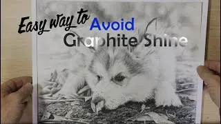 Drawing Tip - avoiding graphite pencil 