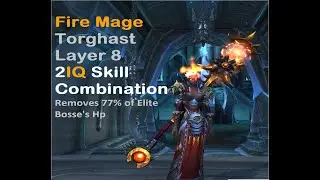 Fire Mage/Torghast, Layer 8 Mortregar, Floor 5 Last Elite BigBrain1000IQ kill :D