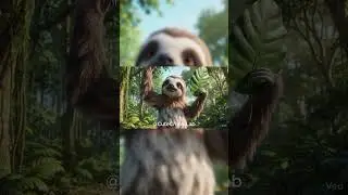 Think Sloths are slow? Watch till the end! 🦥💨 #shorts