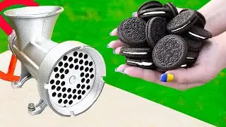 Experimetn: Meat Grinder vs Oreo