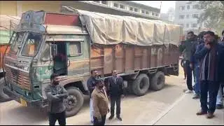 Quality Foodgrains, Responsible Governance.Satish Sharma surprise inspection of FCI godowns in Jammu