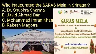 Current Affairs Of Jammu and Kashmir (Part-8) || Current Events Of J&K || #JkssbMcq || @JkssbMcq 
