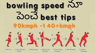 how to increase bowling speed🔥 in telugu|bowling speed in cricket|bowling tips|bowling speed.😃