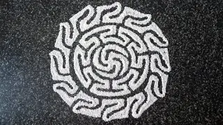 Jain Gahuli || Swastik || Simple Gahuli Design || Easy Gavli Making