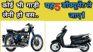 बाइक लोन के लिए डॉक्यूमेंट/Bike Loan/Two Wheeler Loan Document Required/#ik info