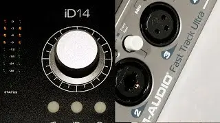 Сравнение Audient iD14 и M-Audio Fast Track Ultra