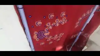 #computer embroidery work#copper jari#bridal design#@embrostitch