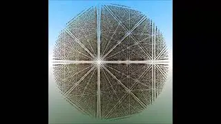 The Symmetry Grid Fractal in a moving 3D grid